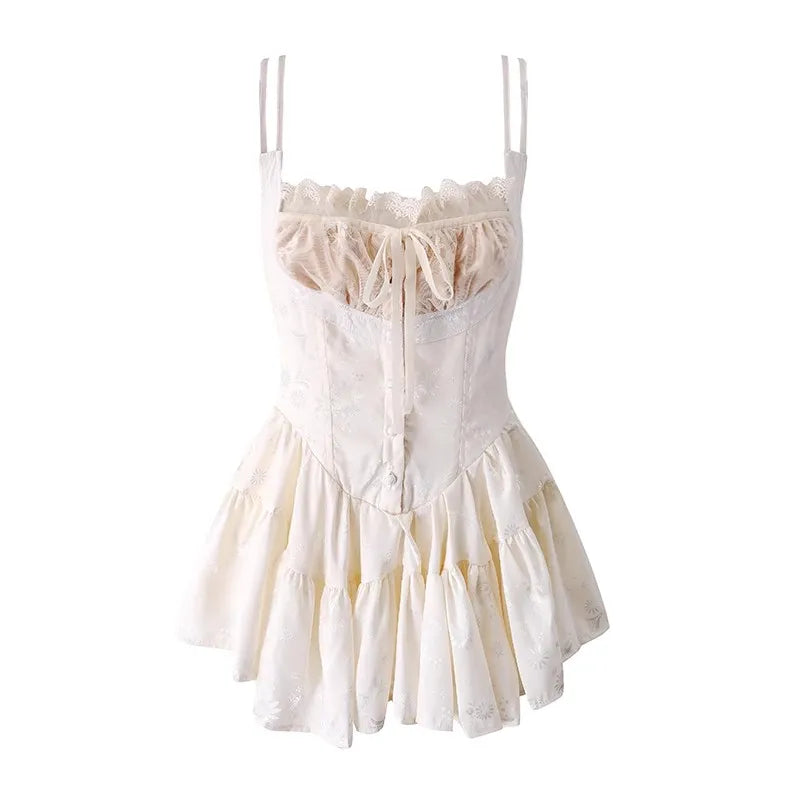 Daisy Coquette Summer Mini Dress