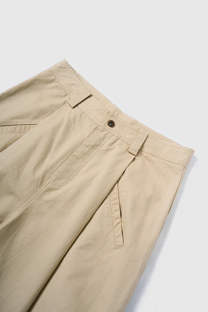 Wide Leg Japanese Thick Cargo Pants
