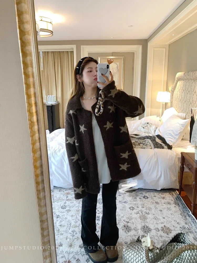 Y2K Oversized Cardigan