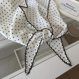Handgemachtes Polka-Dot-Halstuch