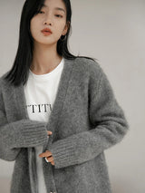 Elegant Korean Loose Buttoned Cardigan
