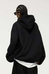 Comfy Solid Color Autumn Hoodie
