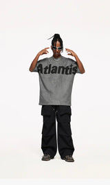 Atlantis Print Washed T-shirt