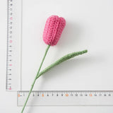 Vintage Tulips Crochet Flowers Handmade