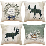 Vintage Christmas Pillow Covers