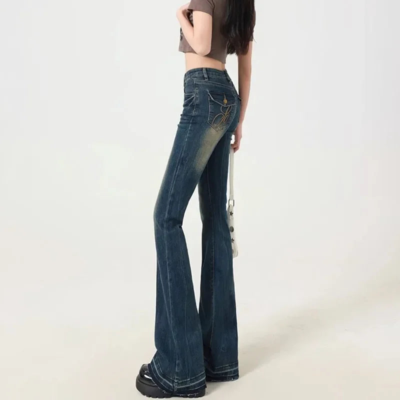 Vintage High Waist Flare Jeans