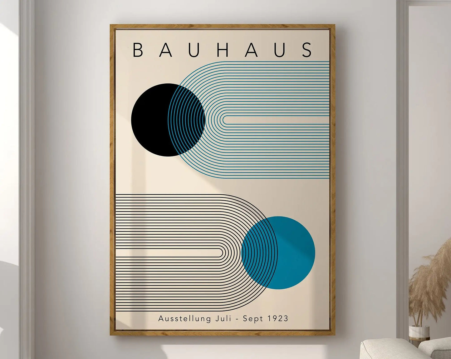 Modernist Geometric Canvas Poster