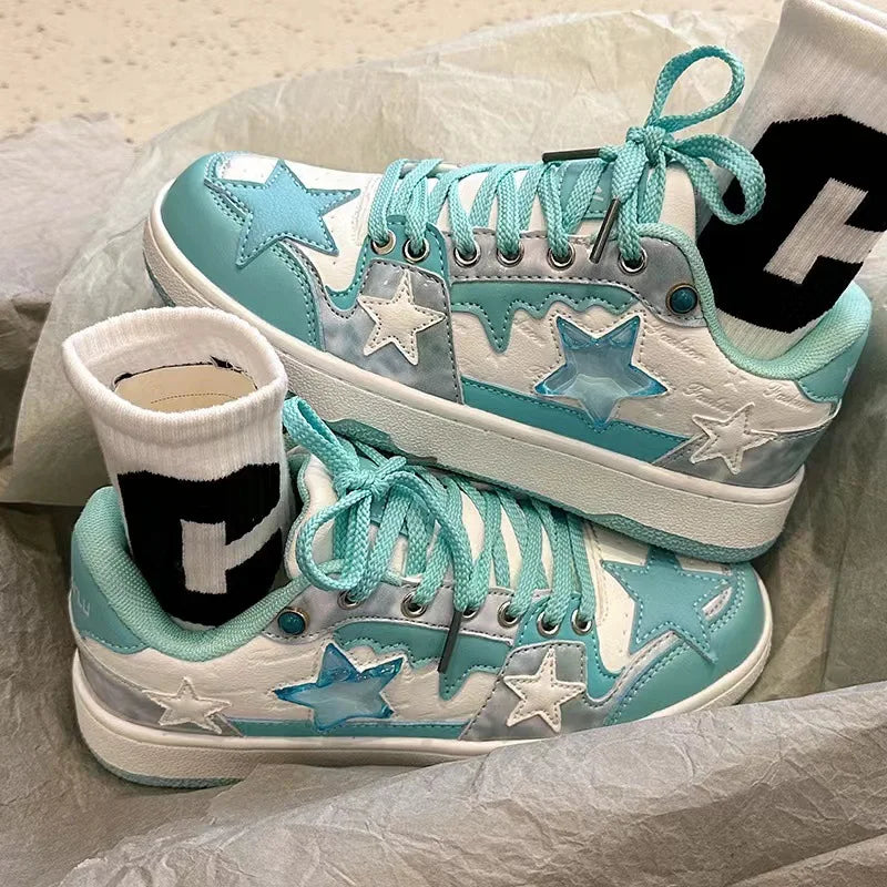 Star Design Breathable Sneakers