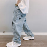 Y2K Star Straight Leg Jeans