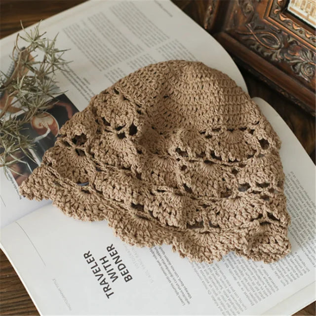 Handmade Knitted Hollow Out Beanie