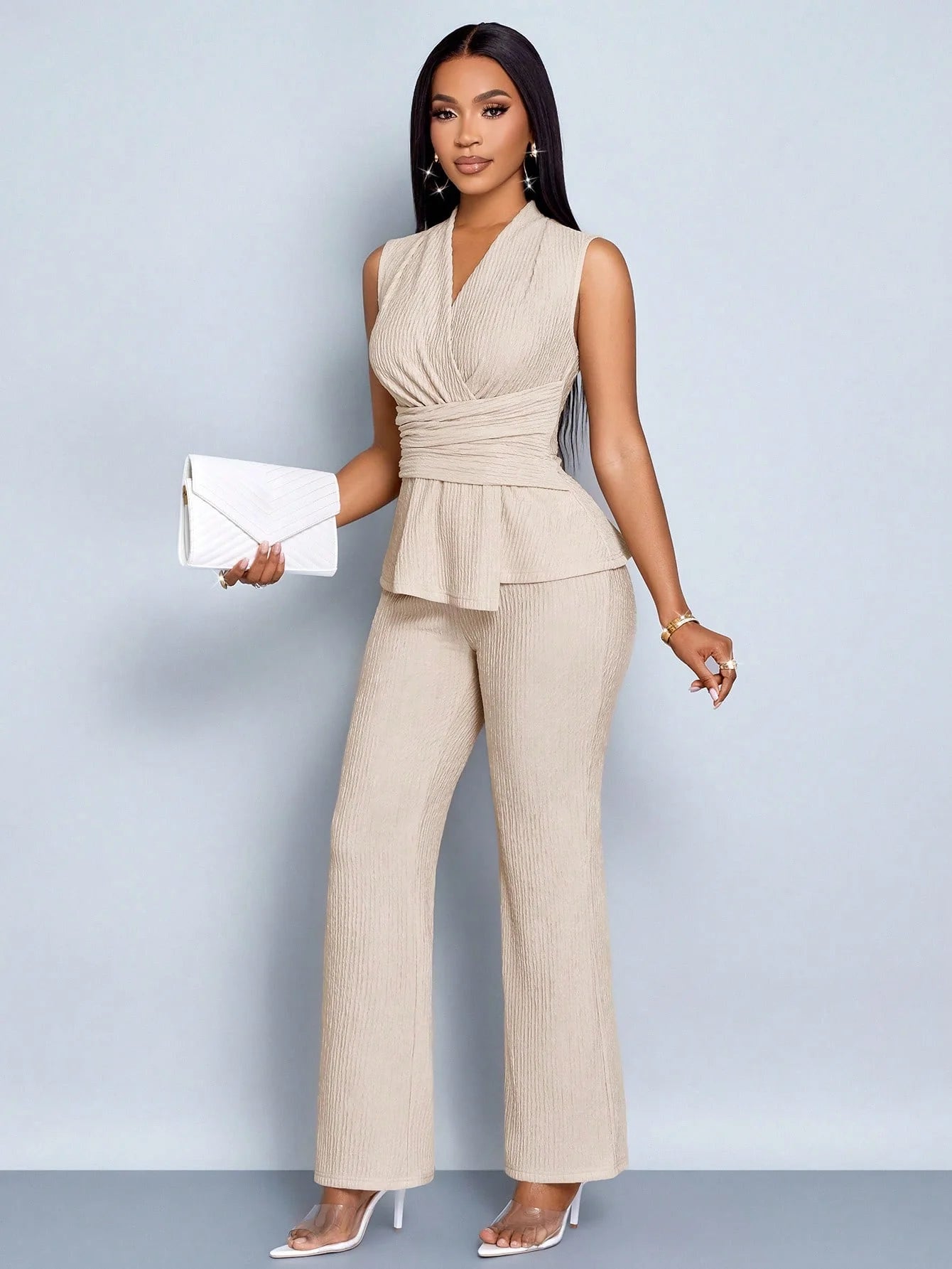 Old Money Apricot Women's Outfit