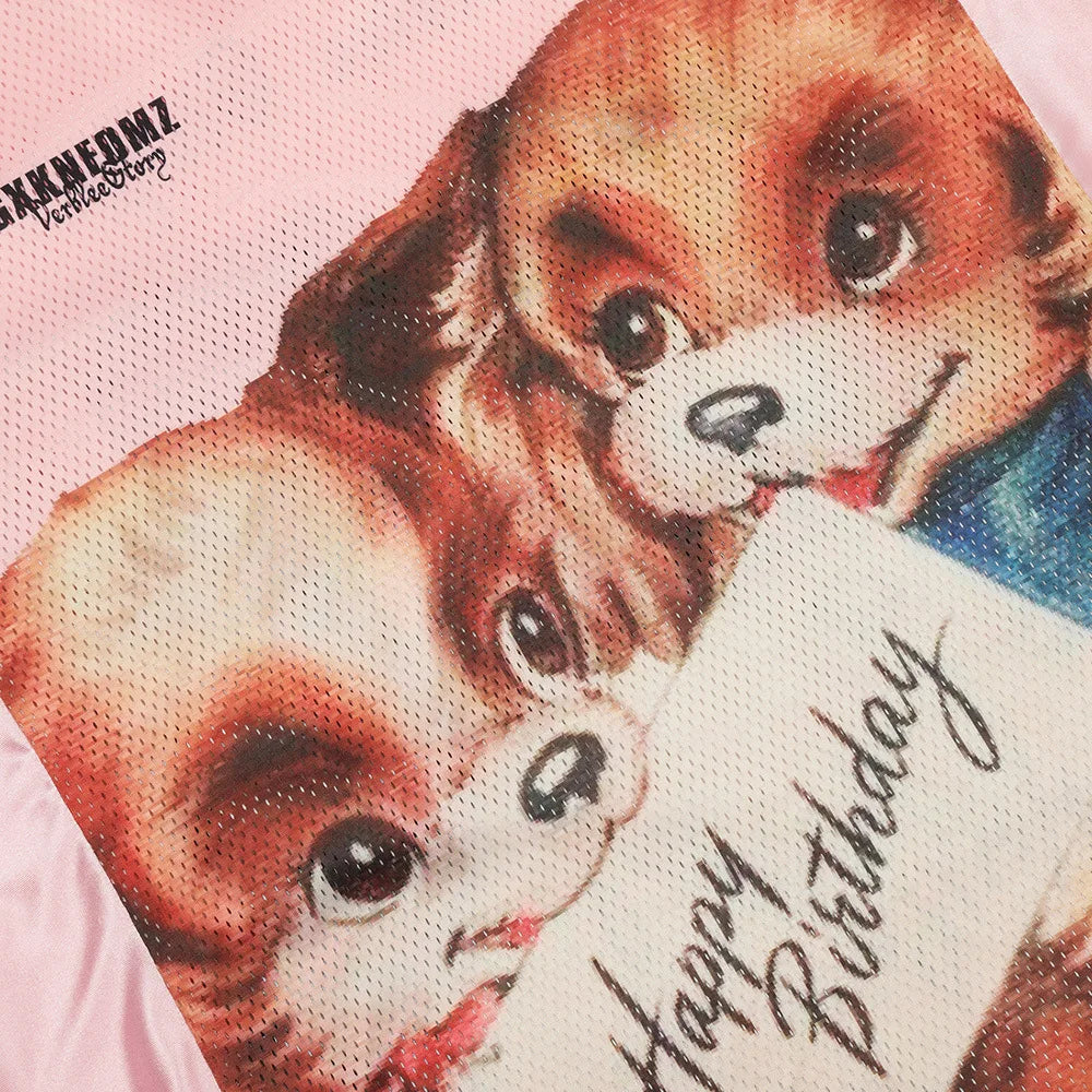 Cartoon Puppies Skater Long Sleeve T-Shirt