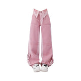 Barbie Core Folded Waist Jeans