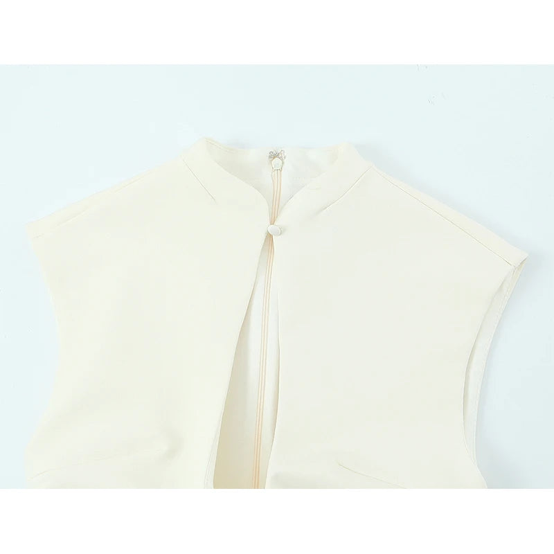 Sleeveless Elegant Modern Mini Dress