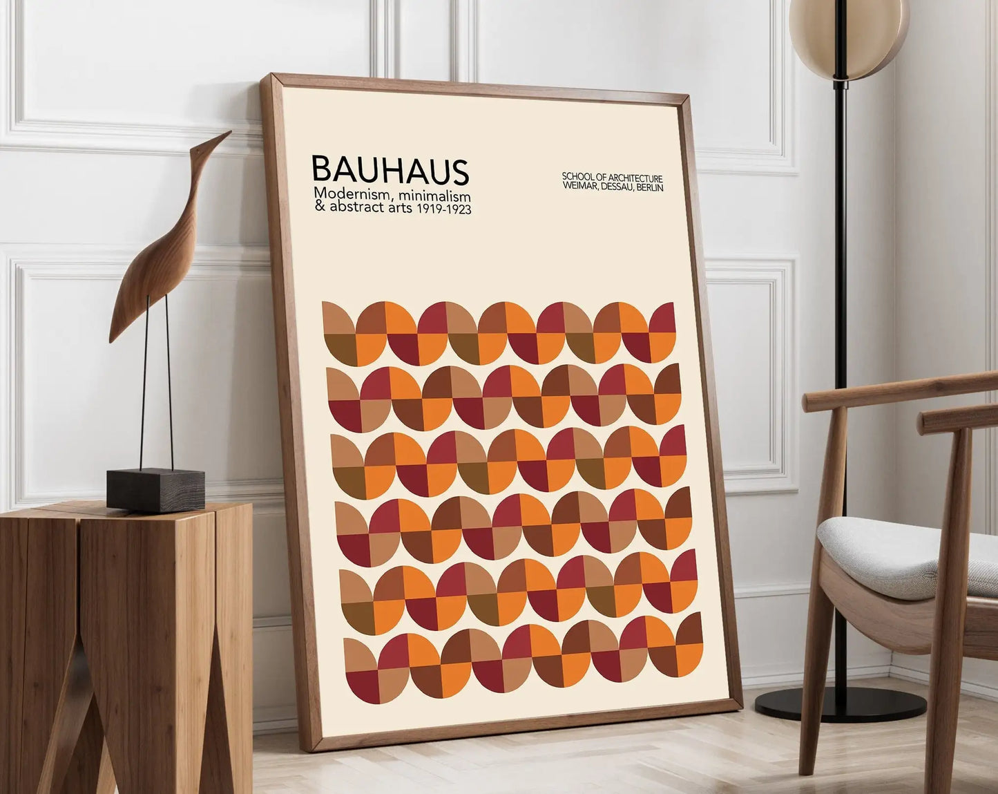 Modernist Geometric Canvas Poster