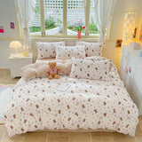 Nordic Striped Simple Style Cotton Bedding Set
