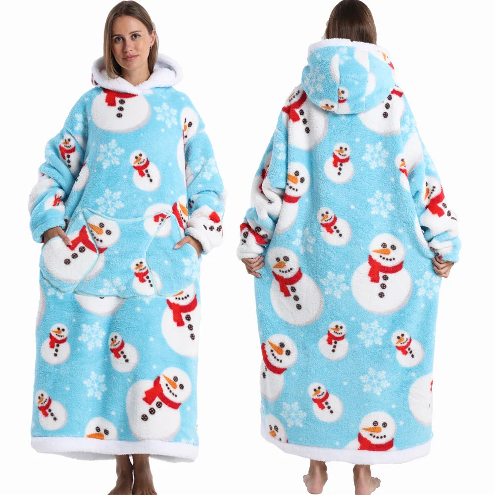 Cartoon Tragbare Homewear Pyjama-Decke