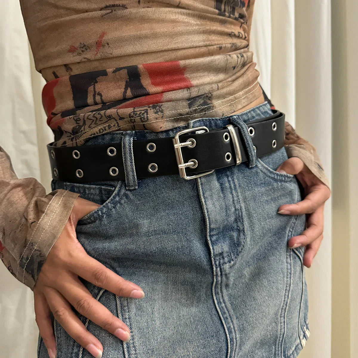 Y2K Rivet Gothic Belts