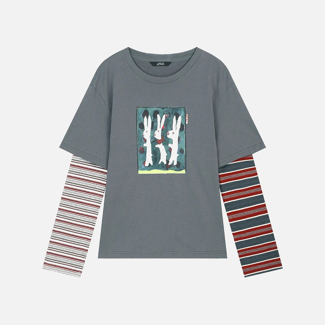 Autumn Layered Long Sleeve T-shirt