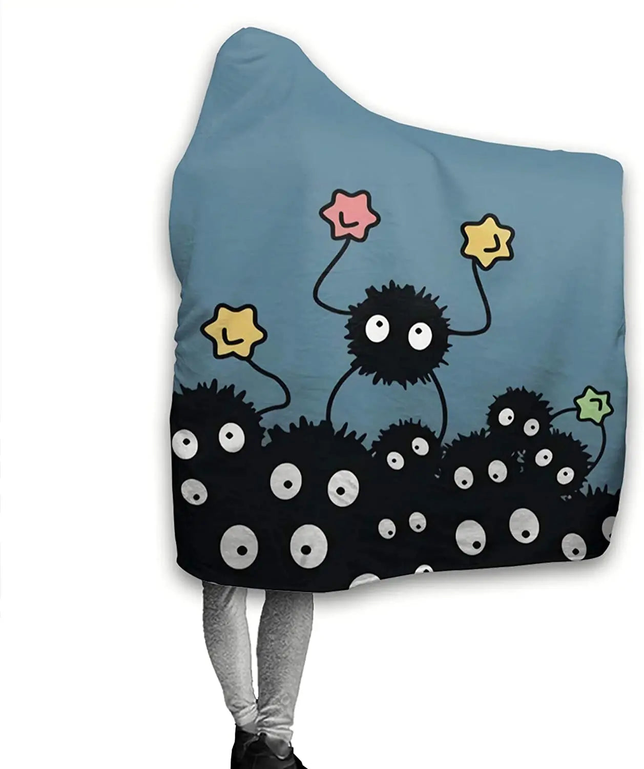 Soot Sprites Hooded Blanket for Adults And Teens