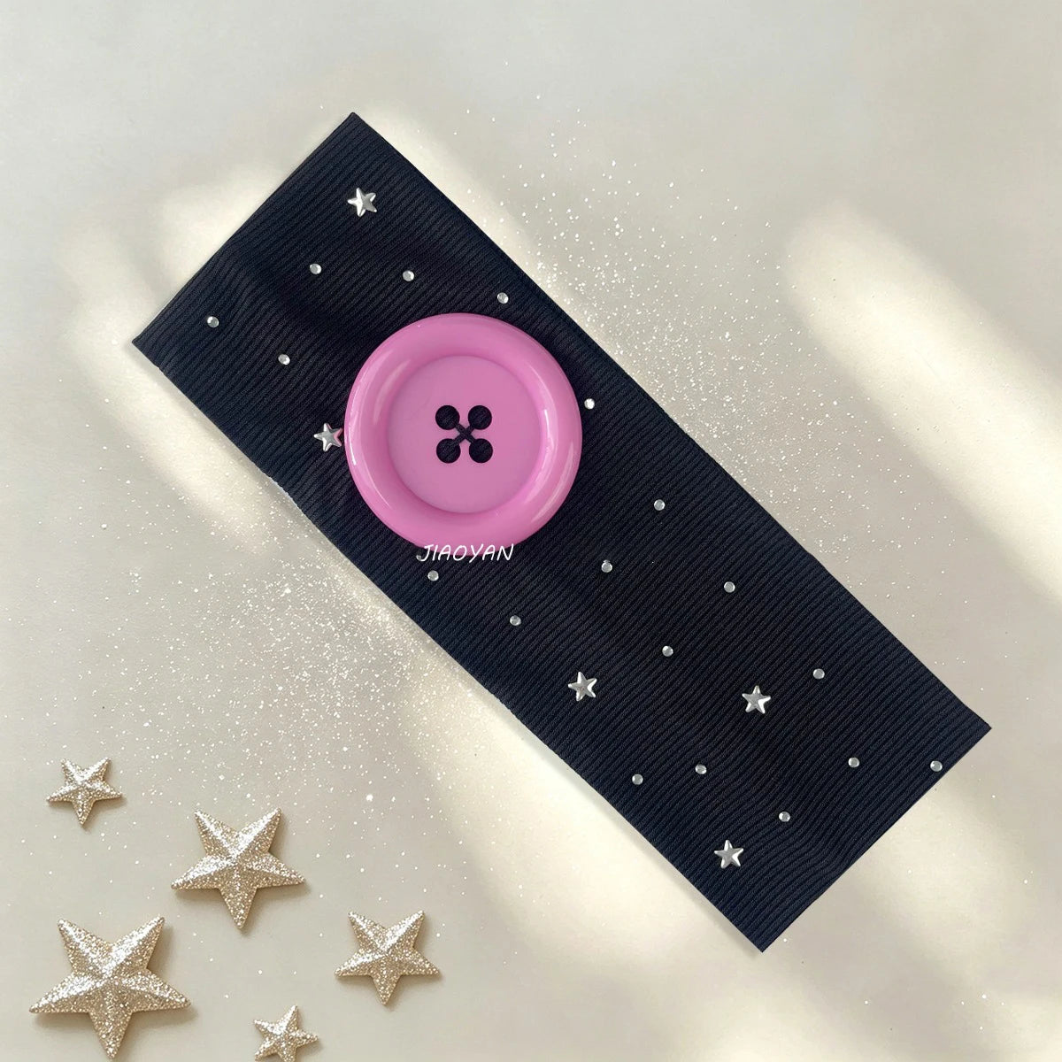 Kawaii Button Headband