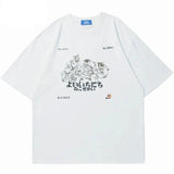 Japanese Kanji Animals Print T-Shirt