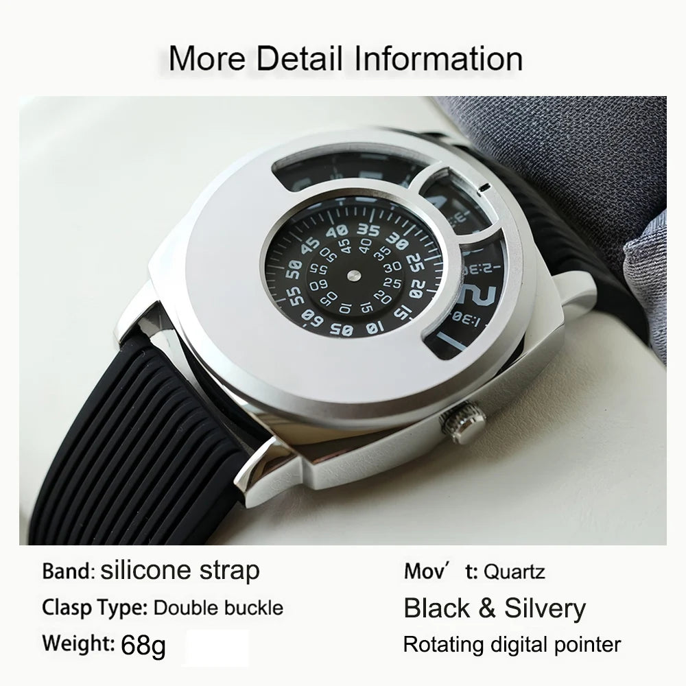 Interesting Design Unisex Quartz Watch