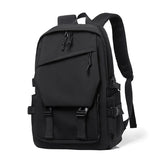 Polyester Solid Color School Backpack