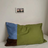 Home Decor Green Stripe Pillowcase
