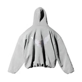 Sudadera con capucha extragrande de alta calidad con estampado de paloma