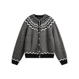 Knitted Soft Buttoned Cardigan