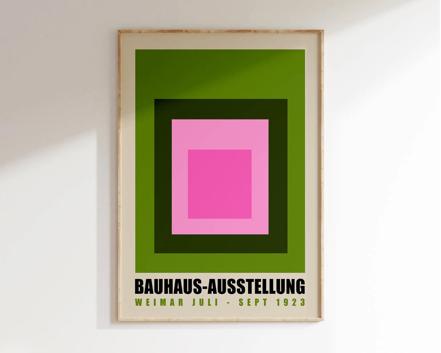 Modernist Geometric Canvas Poster