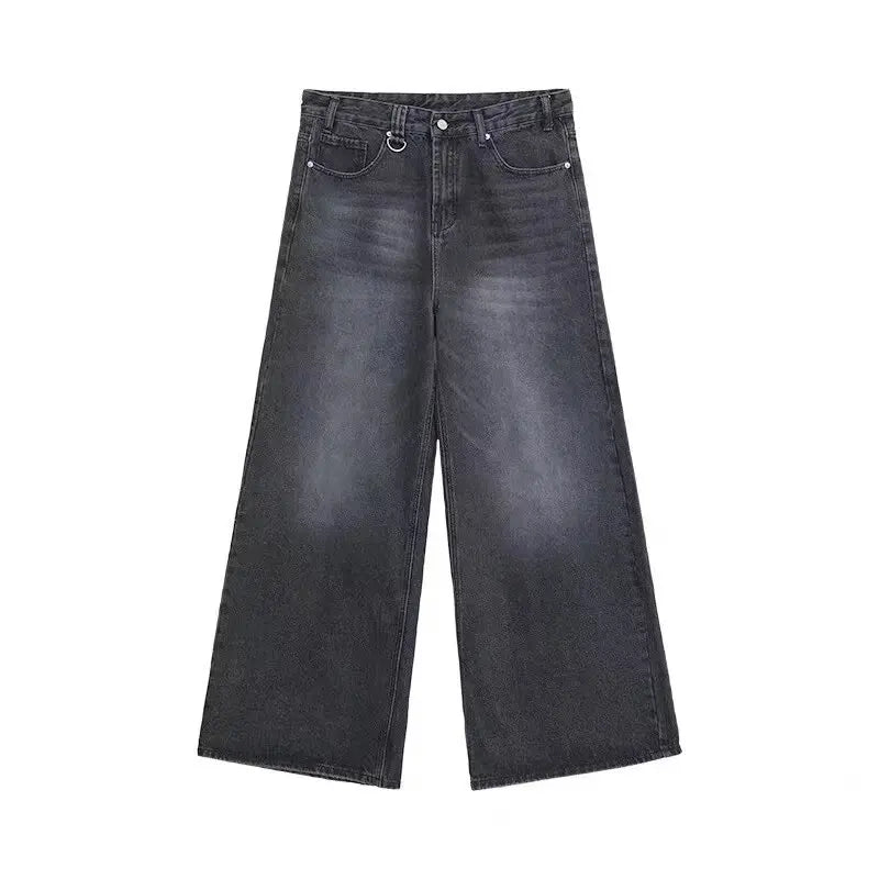 Y2K Vintage Washed Wide Leg Jeans