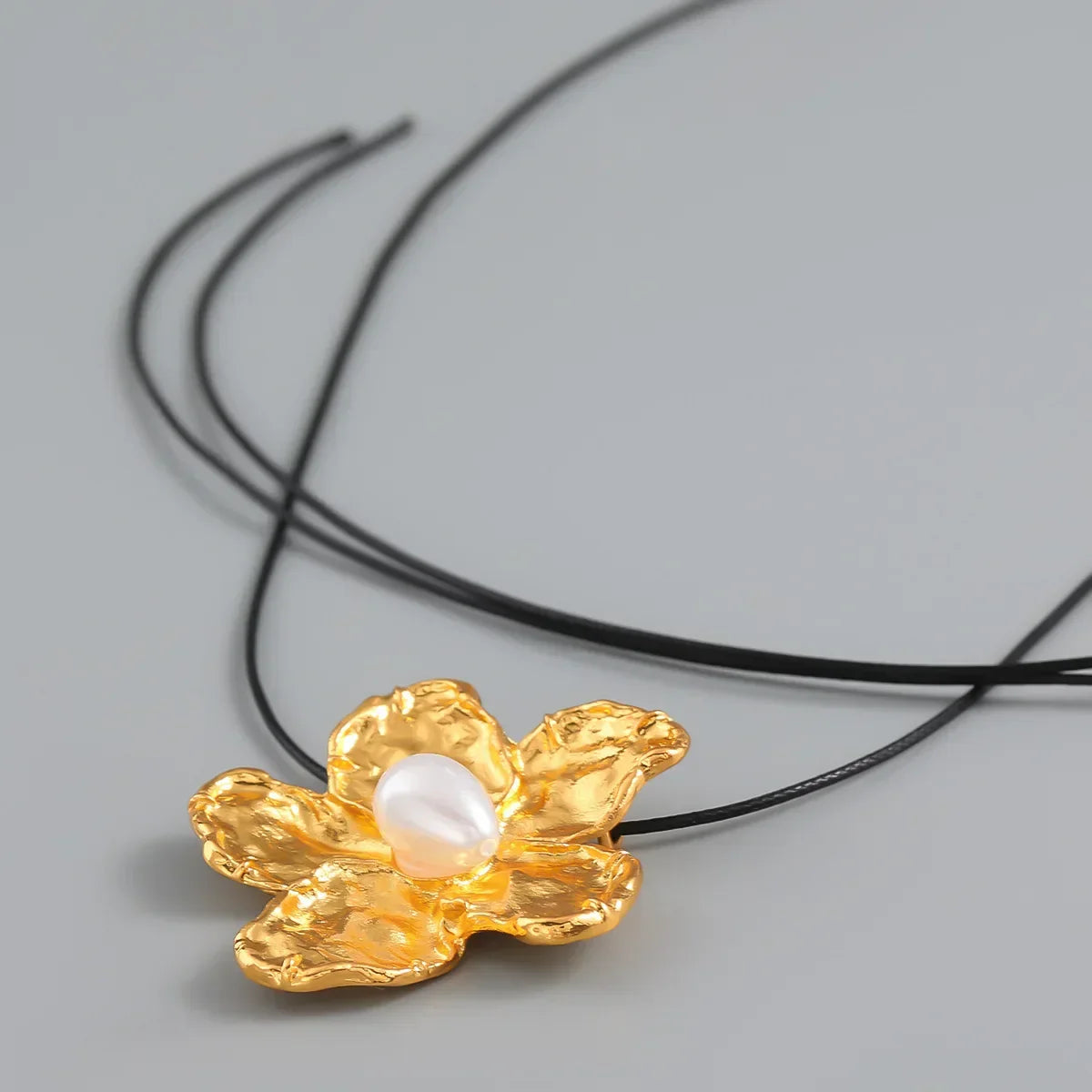 Collares Vintage de Flores de Metal