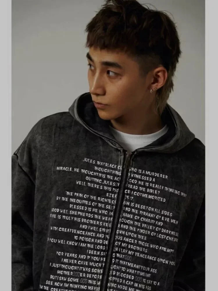 Y2K Cozy Zipper Oversized Hoodies Shirt