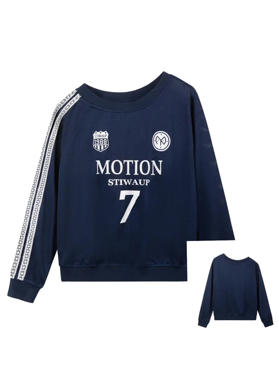 Off-shoulder Y2K Women's Sweatshirt