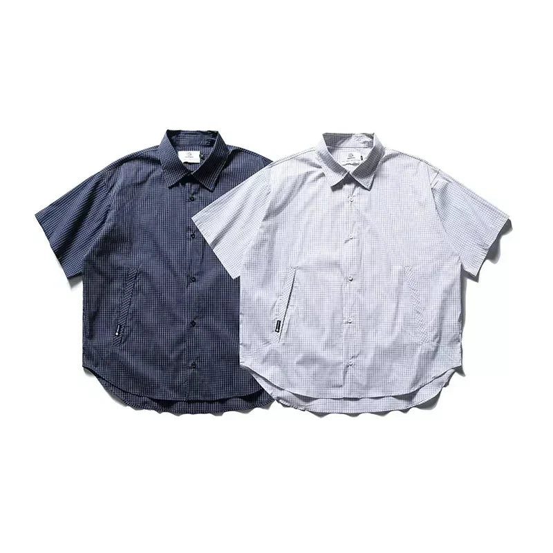 Plaid Short Sleeve Casual Shirt