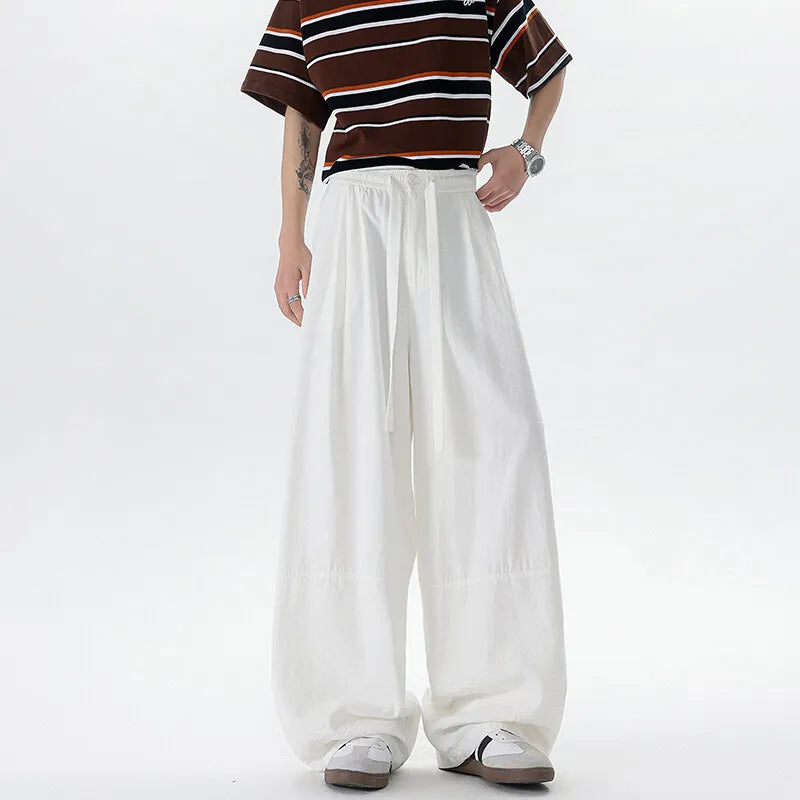 Palazzo Wide Leg Parachute Pants