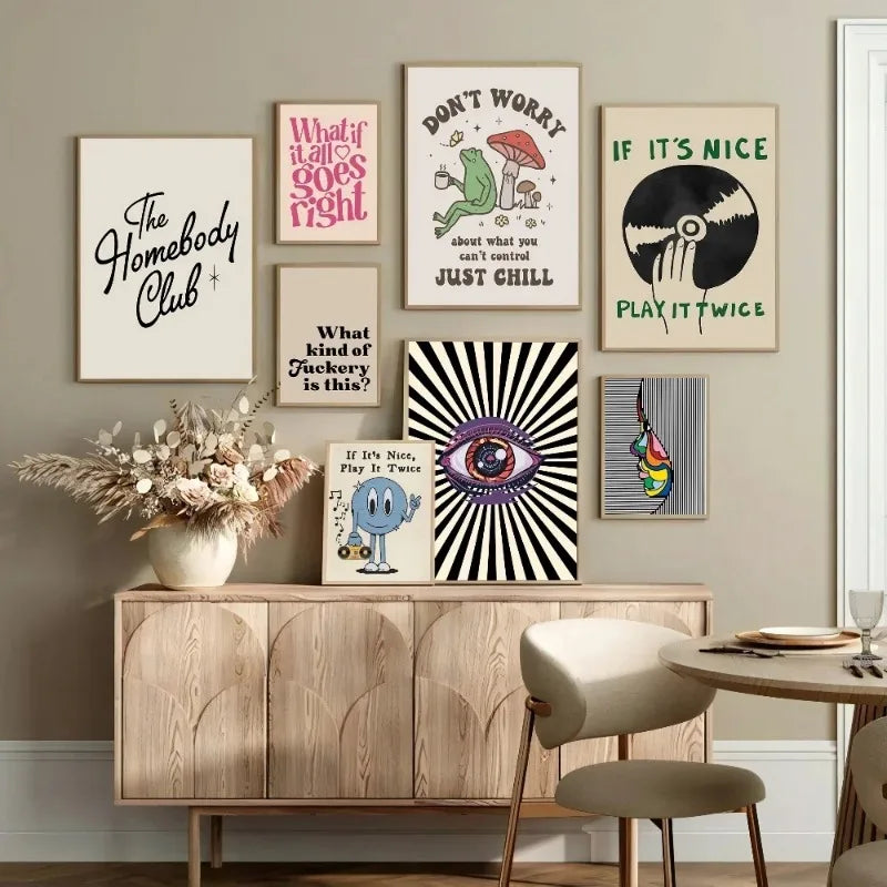 Vintage Pink Canvas Poster