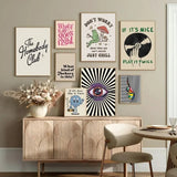 Vintage Pink Canvas Poster