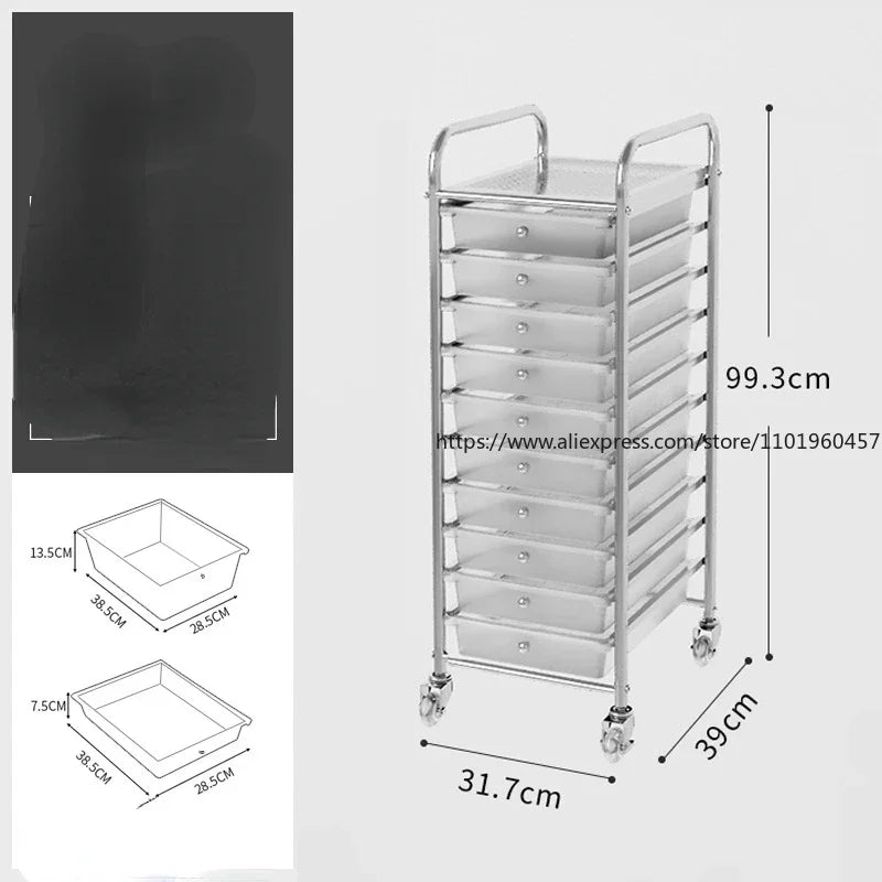 Drawer Rolling Storage Cart