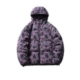 Camouflage Hooded Puffer Jacket