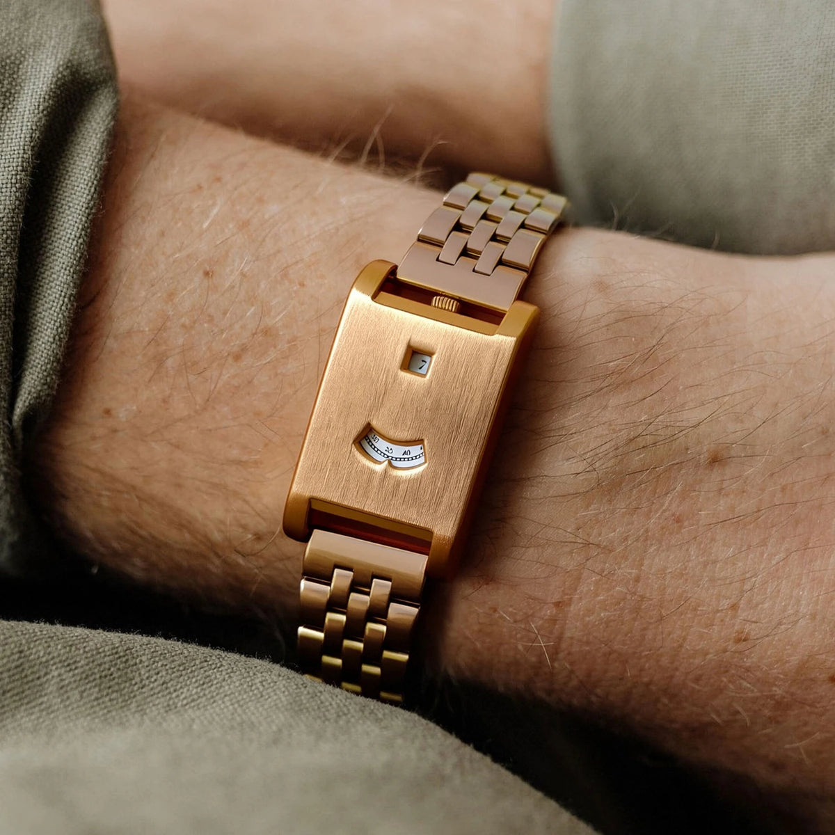 Luxury Metal Calendar Quartz Watch