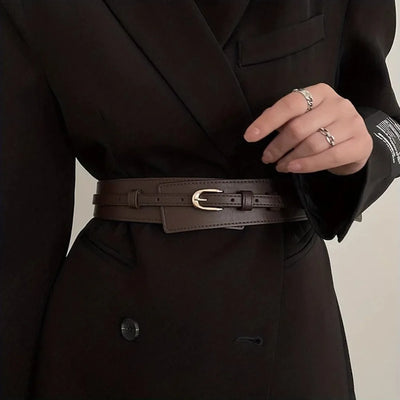Wide Corset Detachable Coat Belt