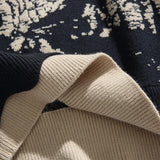 Suéter Jacquard de Montaña con Cuello Redondo