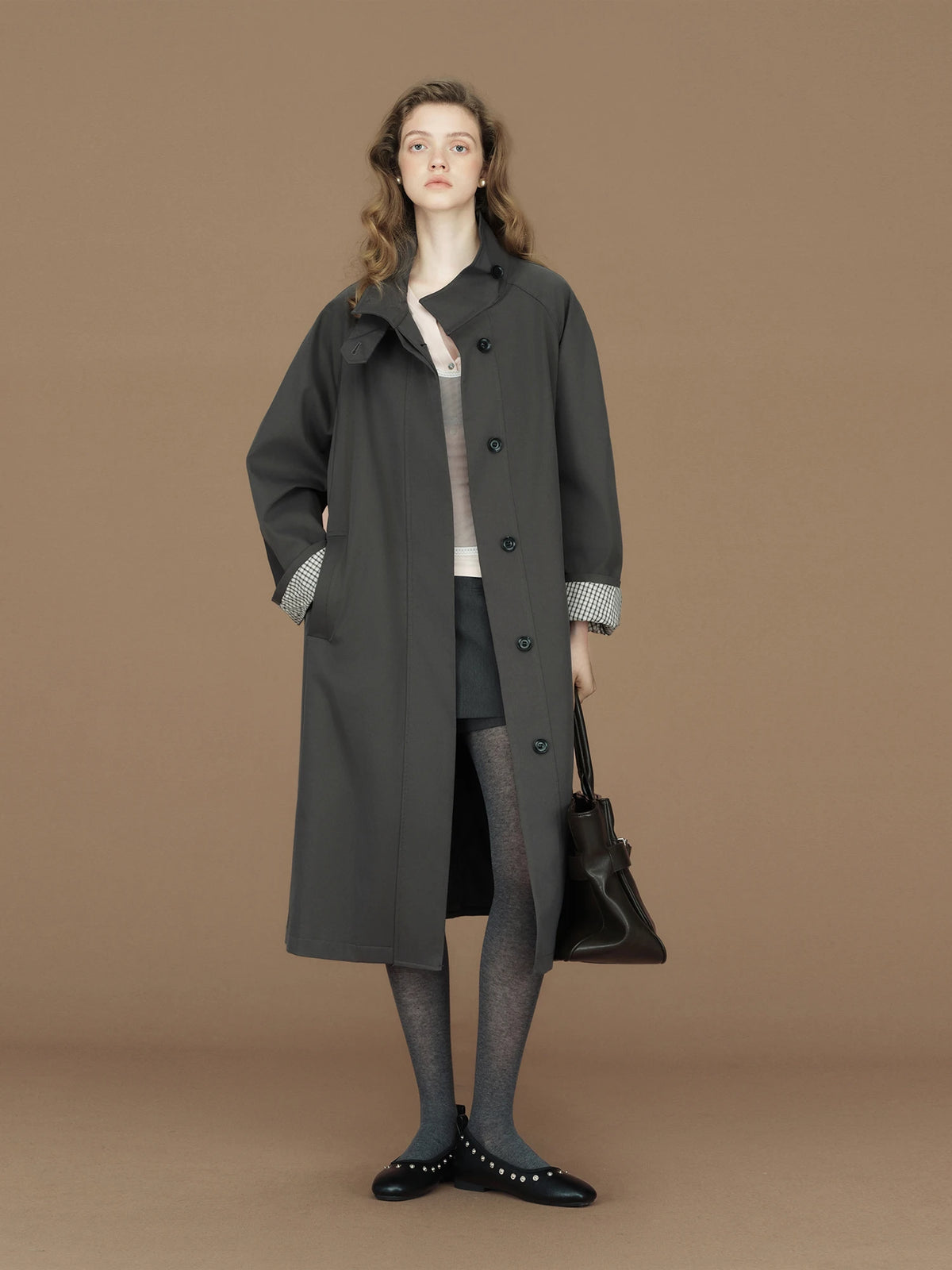 Heritage High Collar Trench Coat