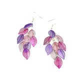 Vintage Hollow Leaves Shiny Earrings