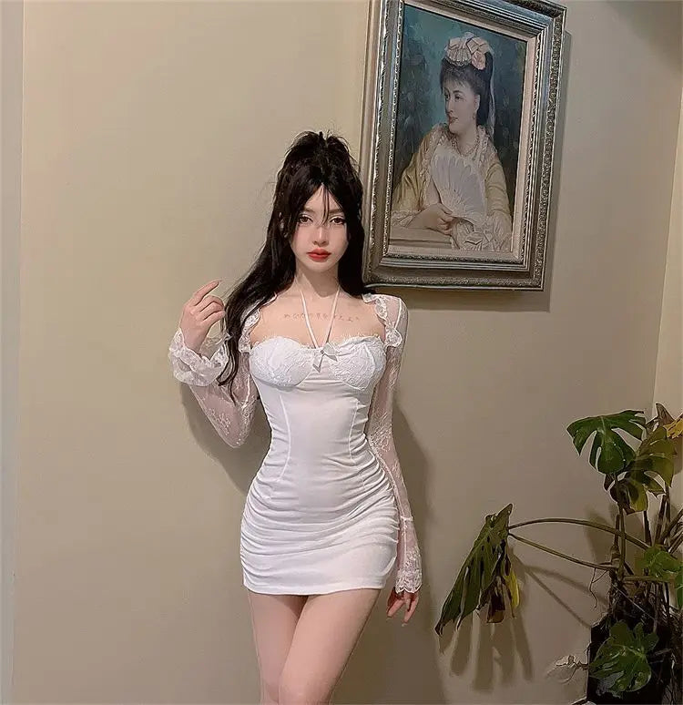 Gothic Hollow Slim Dress