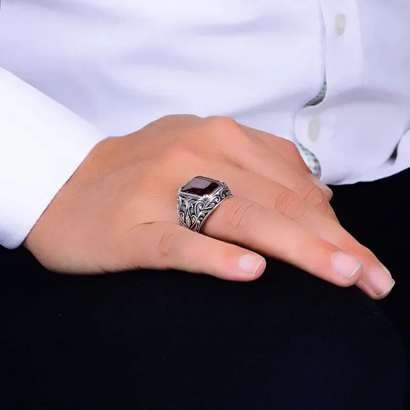 Square Red Ring