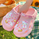 Cute Hello Kitty Soft Girl Crocs